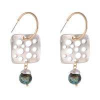 Zinc Alloy Drop Earring, plated, for woman, mixed colors 