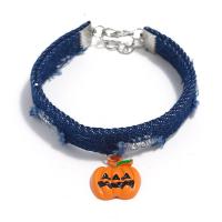 Enamel Zinc Alloy Bracelets, Pumpkin, Unisex cm 