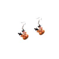Christmas Earrings, Resin, with Zinc Alloy, Christmas Design & for woman 