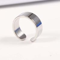 Stainless Steel Cuff Finger Ring, polished, Unisex, original color 