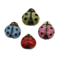 Animal Porcelain Beads, Ladybug, DIY 