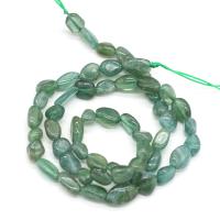 Apatit Perlen, Apatite, Unregelmäßige, natürlich, DIY, grün, 6-8mm, Länge:38 cm, verkauft von Strang