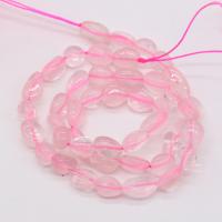 Natural Rose Quartz Beads, irregular, DIY, light pink, 6-8mm cm 