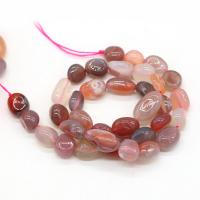 Natural Red Agate Beads, irregular, DIY, mixed colors, 10-12mm cm 