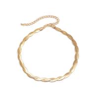 Brass Chain Necklace, with 2.7inch extender chain, plated, Double Layer & for woman Approx 13.8 Inch 