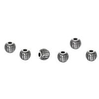 Zinc Alloy Jewelry Beads, Pumpkin, plated, DIY, silver color 