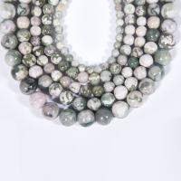 Lucky Stone Beads, Round, polished, DIY, green cm 
