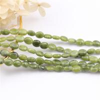 Southern Jade Beads, Oval, polished, DIY, green cm 