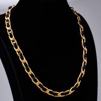 Halskette, 316 L Edelstahl, mit Lederband, mit Verlängerungskettchen von 6cm, Geometrisches Muster, plattiert, für Frau, keine, Länge:ca. 35 cm, verkauft von PC