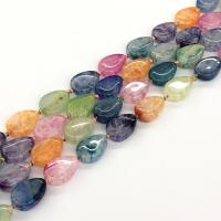 Natürliche Drachen Venen Achat Perlen, Drachenvenen Achat, poliert, DIY, farbenfroh, Länge:38 cm, verkauft von Strang