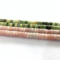 Opal Beads, Flat Round, polished, DIY cm 
