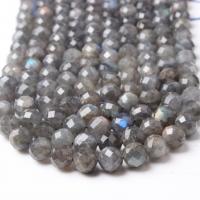 Labradorite Beads, Round, handmade, DIY & faceted, mixed colors cm 