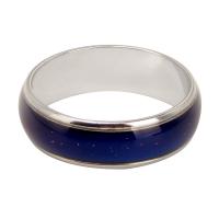 Mood Finger Ring, Brass, with Acrylic, plated, Unisex & change their color according to the temperature, mixed colors 