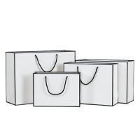 Подарочная коробка, бумага, разный размер для выбора, белый, продается PC