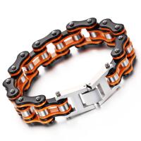 Stainless Steel Bracelet, painted, for man 