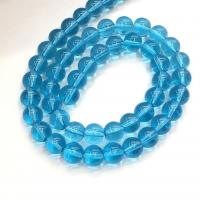Round Crystal Beads, polished, DIY, Crystal Bermuda Blue cm 