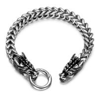 Stainless Steel Chain Bracelets, 316L Stainless Steel, Unisex, silver color cm 