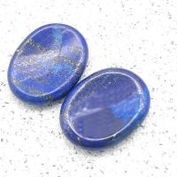 Lapislazuli Thumb Worry Stone, poliert, Massage, blau, 45x35x8mm, verkauft von PC