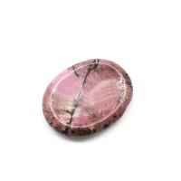 Rhodonit Thumb Worry Stone, poliert, Massage, gemischte Farben, 45x35x8mm, verkauft von PC