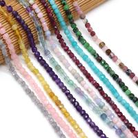 Mixed Gemstone Beads, Natural Stone, Cube, DIY & faceted cm 