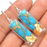 Lampwork Drop Earring, Zinc Alloy, with Lampwork, plated, fashion jewelry & for woman 