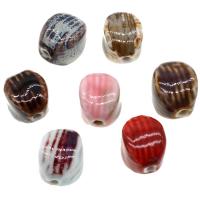 abalorios de cerámica moteados, Porcelana, Bricolaje, más colores para la opción, 19x15x15mm, 500PCs/Bolsa, Vendido por Bolsa