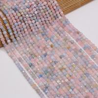 Morganite Beads, Cube, DIY & faceted, mixed colors cm 
