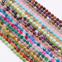 Perles de pierre gemme mixte, Pierre naturelle, avec Seedbead, DIY & facettes, plus de couleurs à choisir, 6mm cm, Vendu par brin