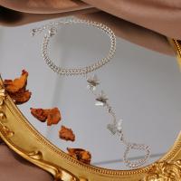 Мода браслет кольцо, цинковый сплав, бабочка, Другое покрытие, Женский, Много цветов для выбора, длина:15 см, продается PC