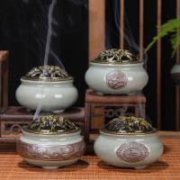 Buy Incense Holder and Burner in Bulk , Purple Clay, plated, for home and office & durable 