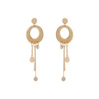 Fashion Fringe Earrings, Acetate, with Zinc Alloy, Round, for woman 