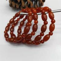 Bracelets Agate en rouge, agate rouge, poli, DIY & unisexe, rouge cm, Vendu par PC