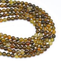 Natural Dragon Veins Agate Beads, Round, DIY, mixed colors cm 