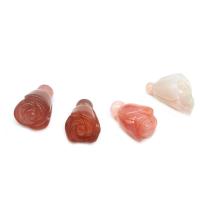 Red Agate Pendants, Flower, DIY, mixed colors 