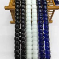 Abalorios de Cristal con forma Toroidal, Columna, pulido, Bricolaje, más colores para la opción, 6x8mm, longitud:38 cm, Vendido por Sarta