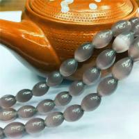 Katzenauge Perlen, oval, poliert, DIY, hellviolett, 10x14mm, Länge:38 cm, verkauft von Strang