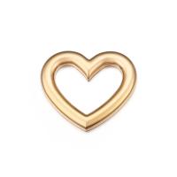 pendentifs de cœur en inox , acier inoxydable, coeur, Placage, creux, plus de couleurs à choisir, 36mm, Vendu par PC