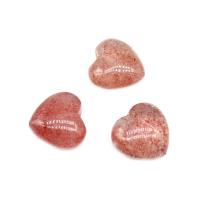 Strawberry Quartz Beads, Heart, DIY, red 