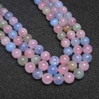 Morganite Beads, Round, polished, DIY, multi-colored cm 