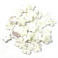 Бусины из натуральных белых ракушек, Белая ракушка, Форма цветка, DIY, белый, продается PC
