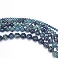 Jaspis Kambaba Perlen, Kambaba+Jasper, rund, DIY, gemischte Farben, Länge:40 cm, verkauft von Strang