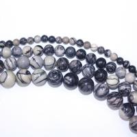 Network Stone Beads, Round, DIY, mixed colors cm 