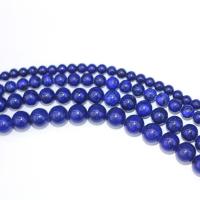 Natürlichen Lapislazuli Perlen, rund, DIY, blau, Länge:40 cm, verkauft von Strang