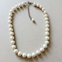 Collar de Nácar de Mar del Sur, Shell Pearl, con fundición, BeCharmed perla, hecho a mano, para mujer, color mixto, 10mm, longitud:51 cm, Vendido por Par