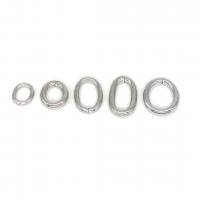 Stainless Steel Open Jump Ring, 304 Stainless Steel, Ellipse original color 