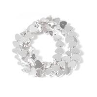 Nicht magnetische Hämatit Perlen, Herz, plattiert, DIY, keine, 8mm, Länge:38 cm, verkauft von Tasche