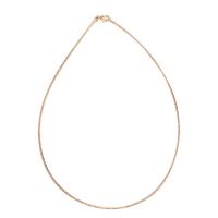 Brass Necklace Chain, 18K gold plated, snake chain & for woman Approx 17 Inch 