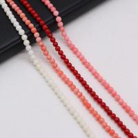 Synthetic Coral Beads, Round, DIY 4mm cm 