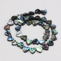 Abalone Shell Beads, Heart, DIY, mixed colors, 10mm 