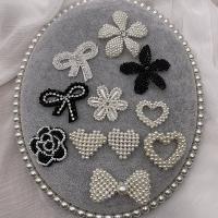 Perlas plásticas accesorios de vestuario, con Seedbead, diferentes estilos para la opción, Vendido por UD